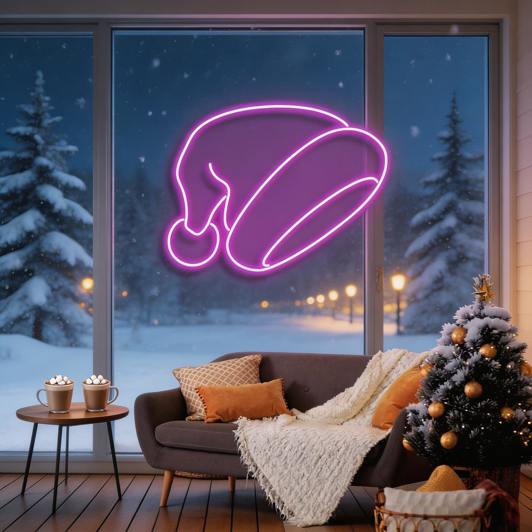 Christmas Hat Neon Sign