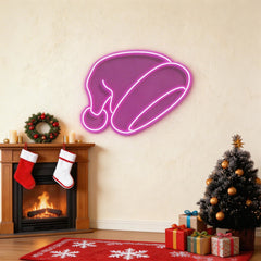 Christmas Hat Neon Sign