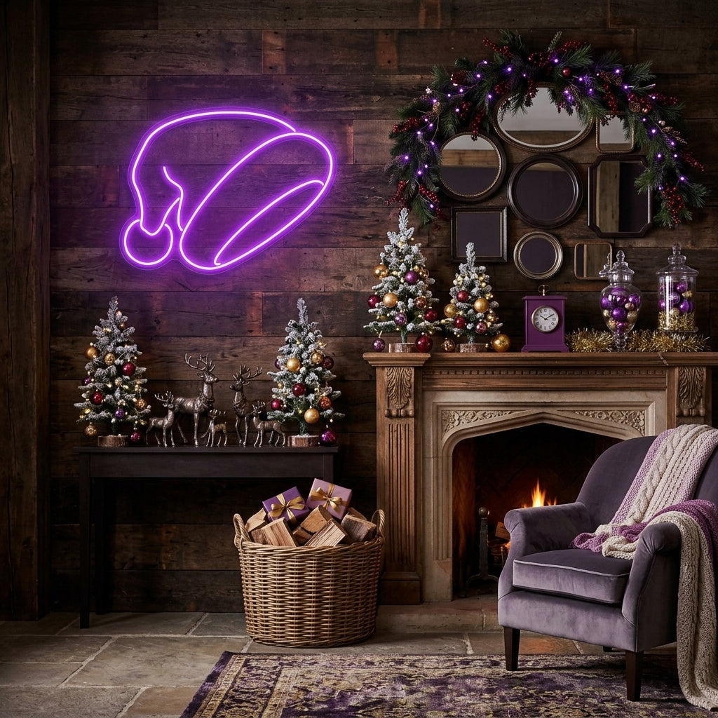 Christmas Hat Neon Sign