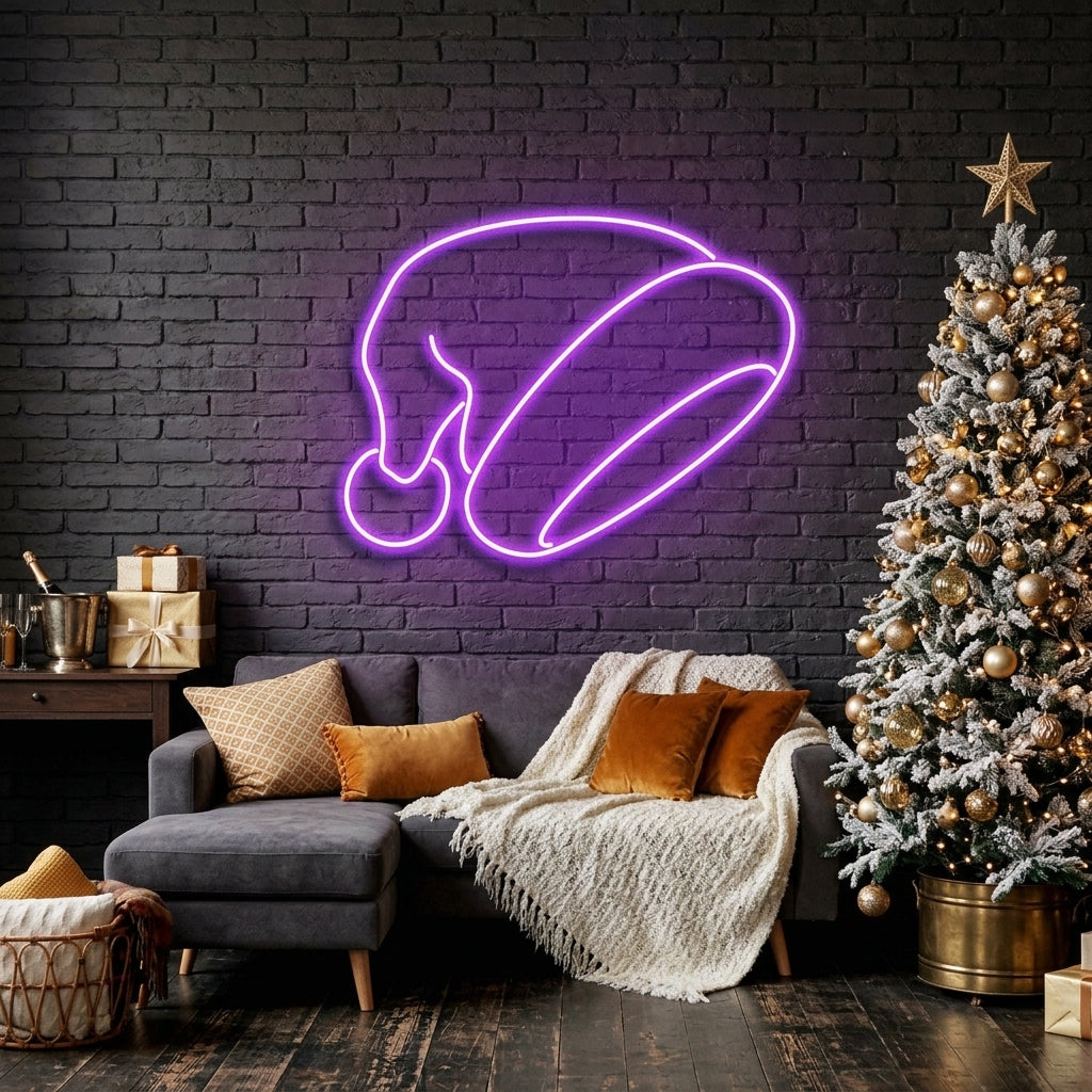 Christmas Hat Neon Sign