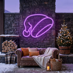 Christmas Hat Neon Sign