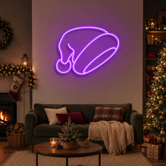 Christmas Hat Neon Sign