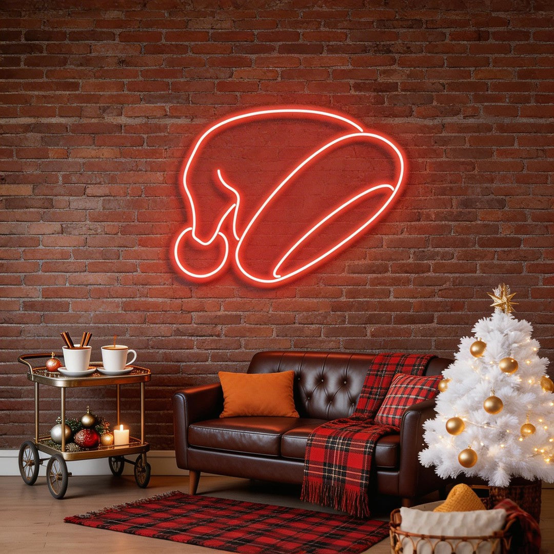 Christmas Hat Neon Sign