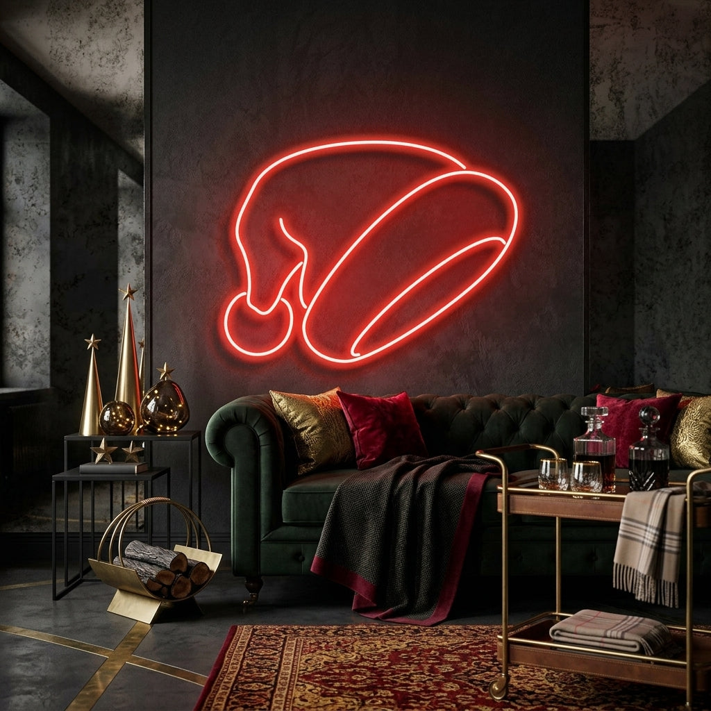 Christmas Hat Neon Sign