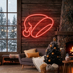 Christmas Hat Neon Sign