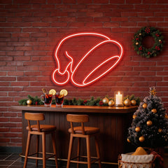 Christmas Hat Neon Sign