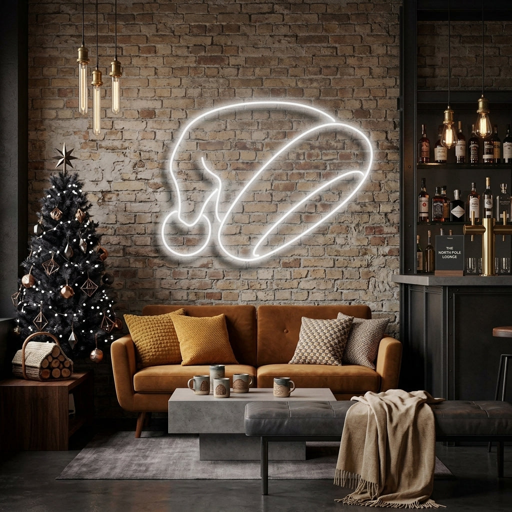 Christmas Hat Neon Sign