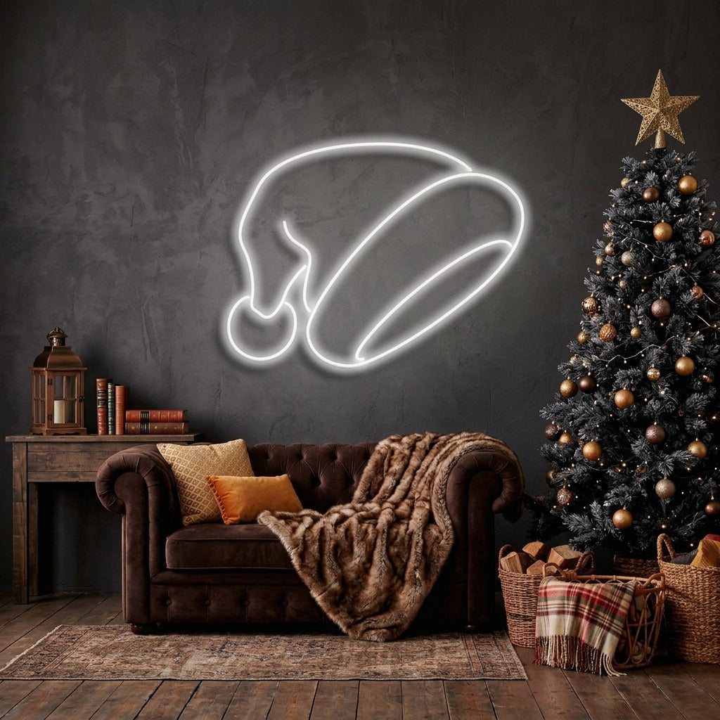 Christmas Hat Neon Sign