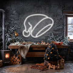 Christmas Hat Neon Sign
