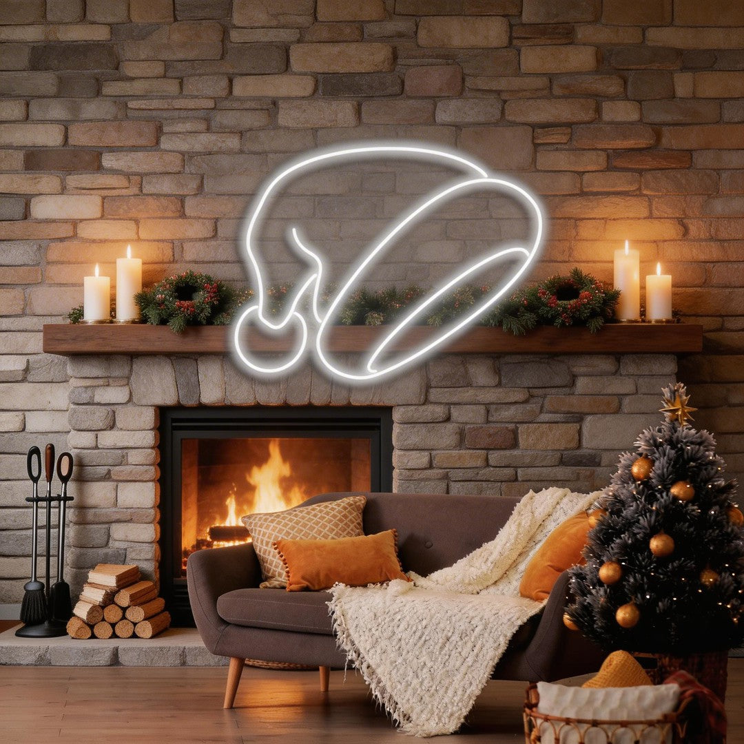 Christmas Hat Neon Sign