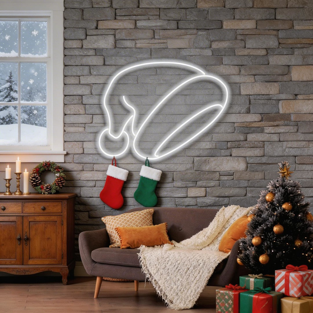 Christmas Hat Neon Sign