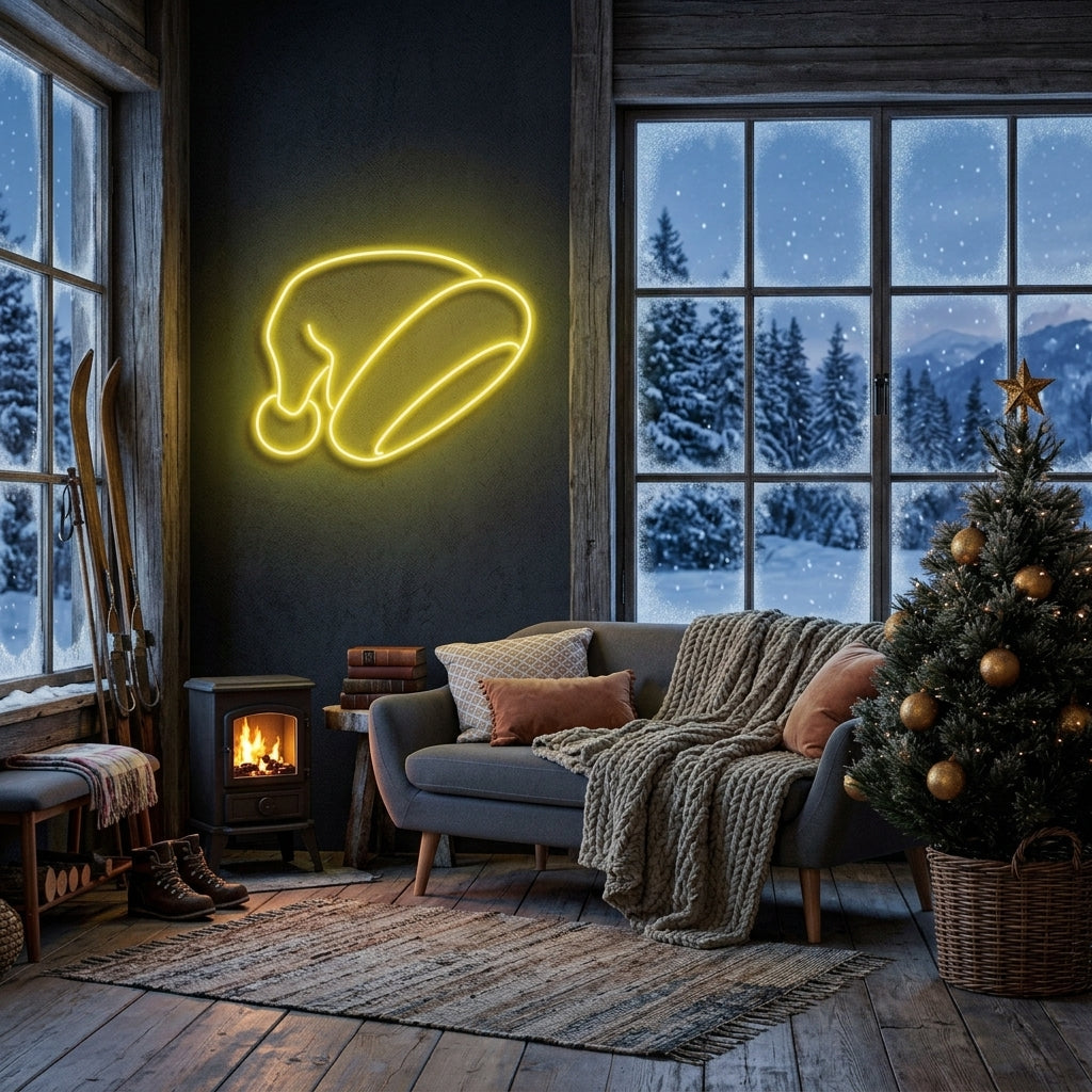 Christmas Hat Neon Sign