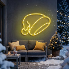 Christmas Hat Neon Sign