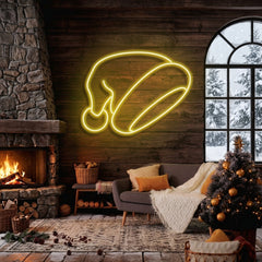 Christmas Hat Neon Sign