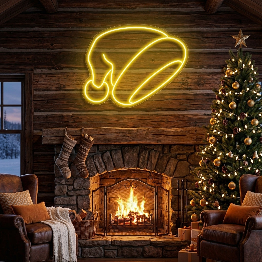 Christmas Hat Neon Sign