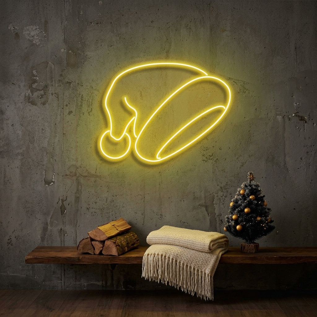Christmas Hat Neon Sign