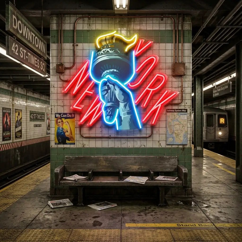 City Of Dreamers LED Neon Sign Light Pop Art