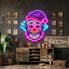 Clown Skull LED Neon Sign Light Pop Art