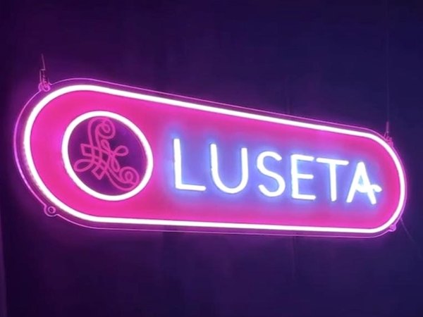 Luseta custom LED neon logo sign