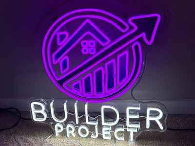 Builder Project custom LED neon logo sign