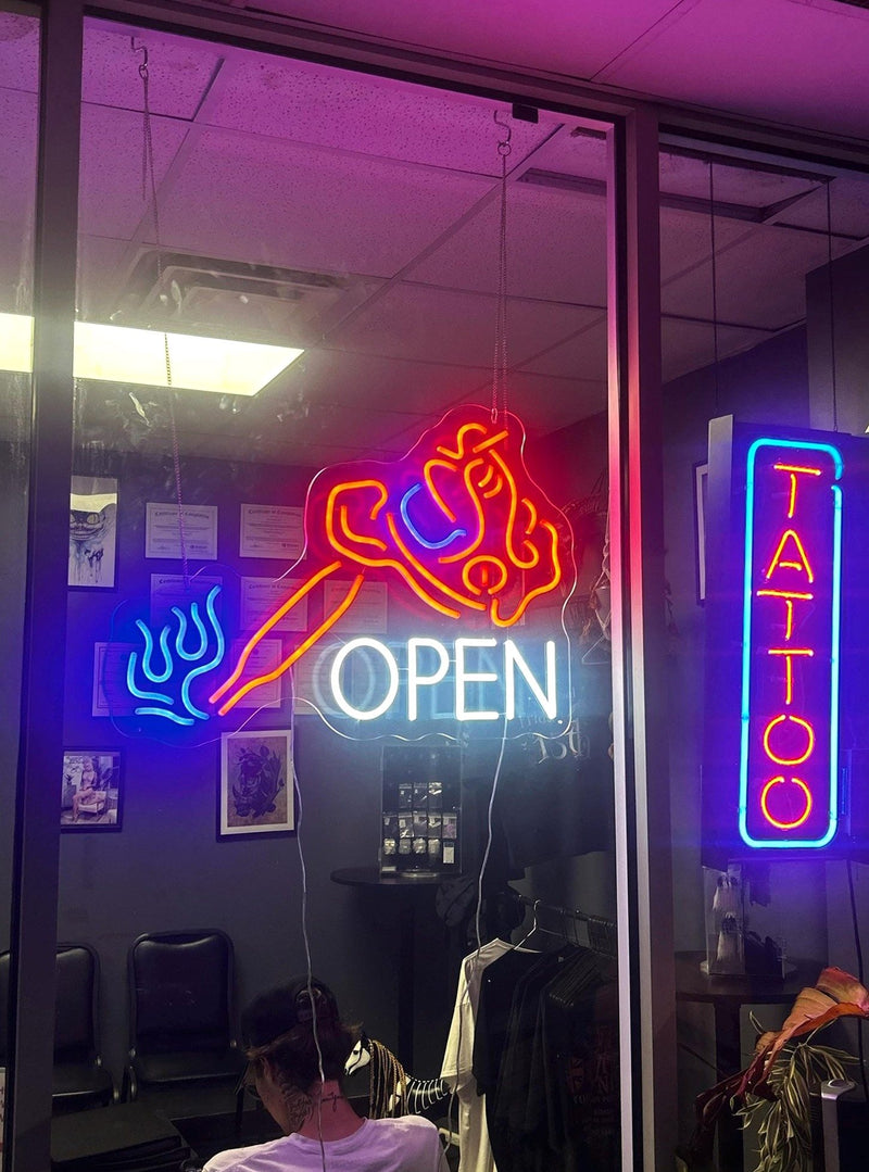 Open Signs & Storefront