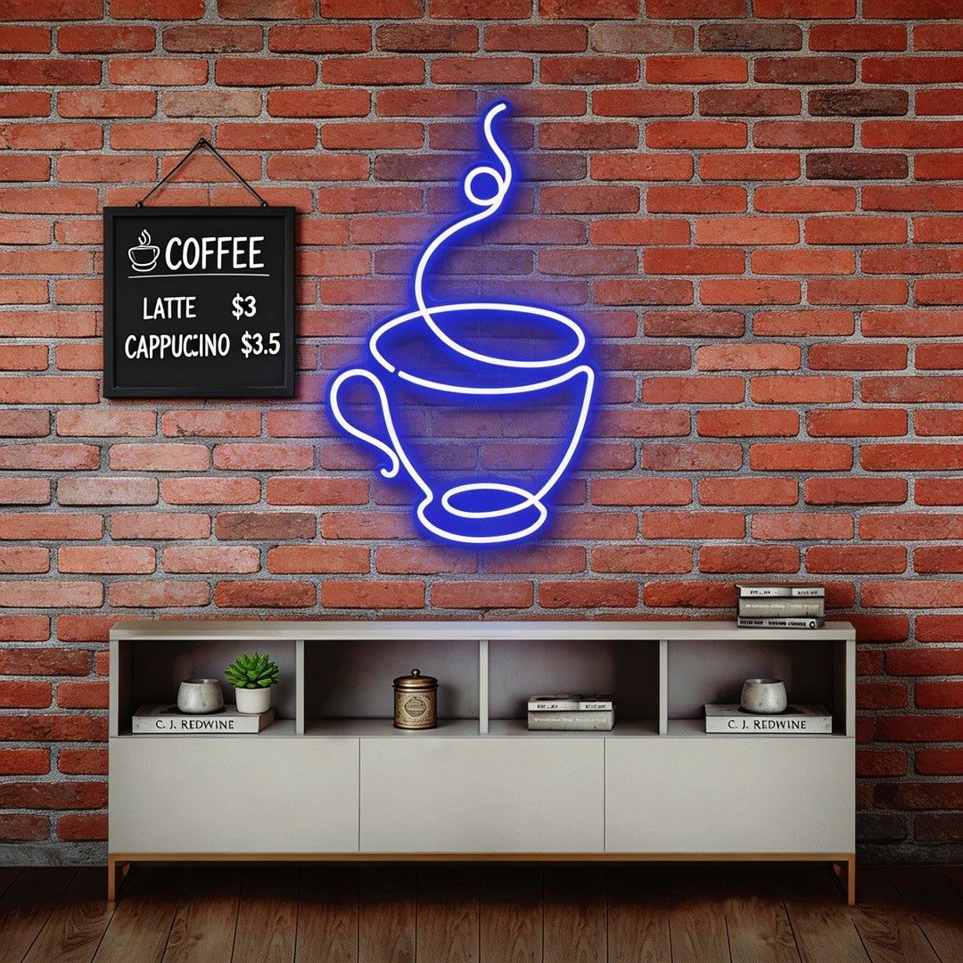 Coffee Cup Neon Sign