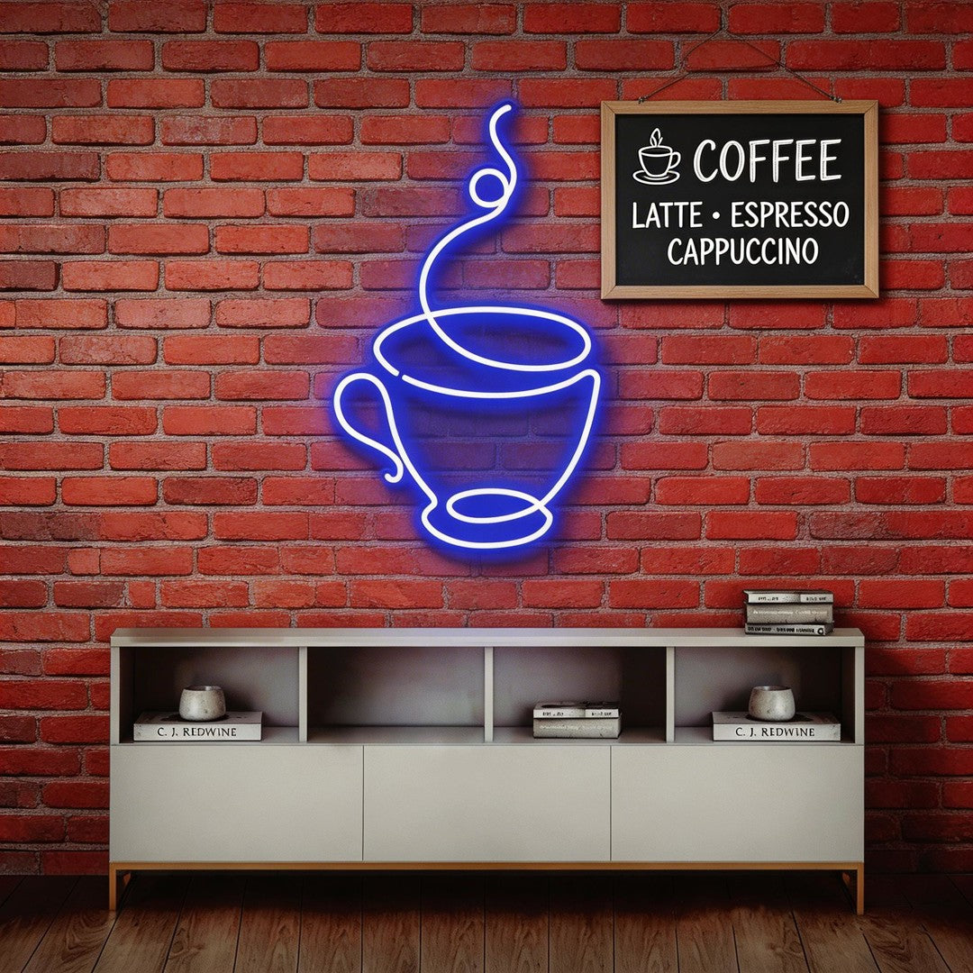 Coffee Cup Neon Sign