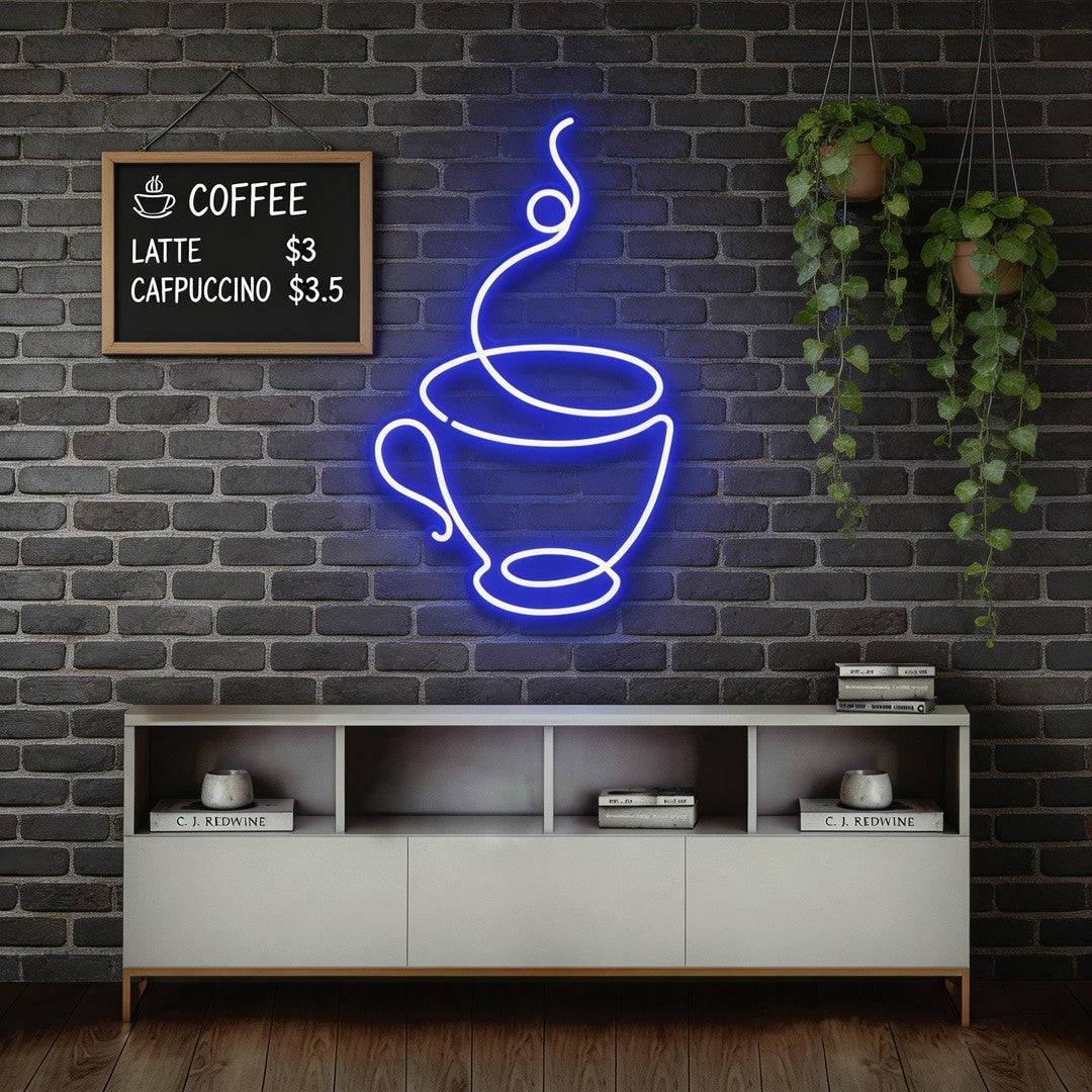 Coffee Cup Neon Sign