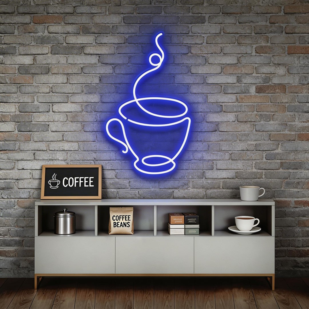 Coffee Cup Neon Sign