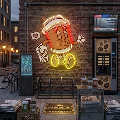 Coffee Cup Retro LED Neon Sign Light Pop Art