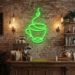 Coffee Cup Led Neon Sign Light