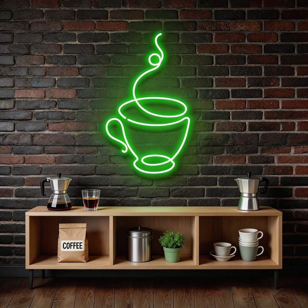 Coffee Cup Neon Sign