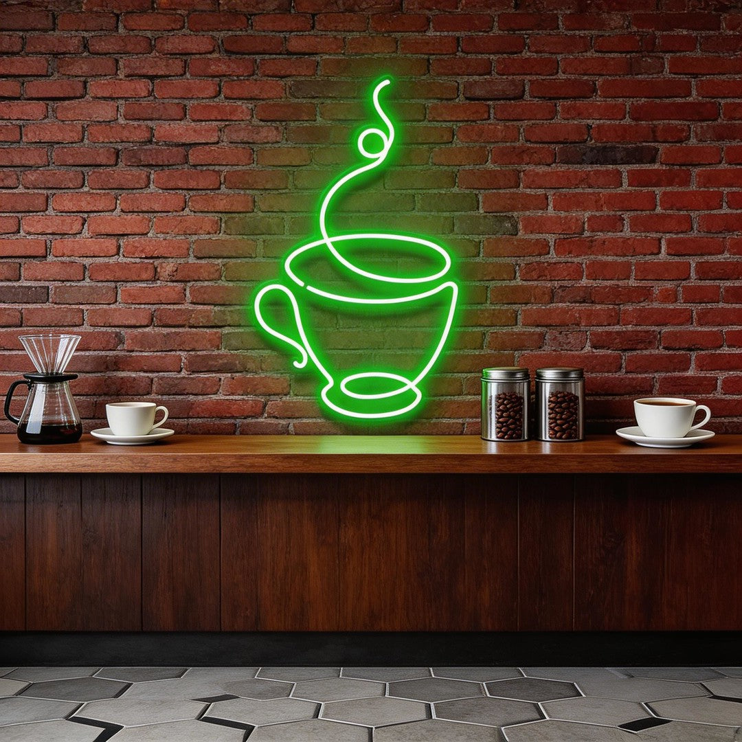Coffee Cup Neon Sign