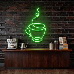 Coffee Cup Neon Sign