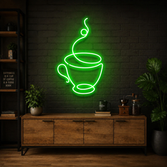 Coffee Cup Neon Sign