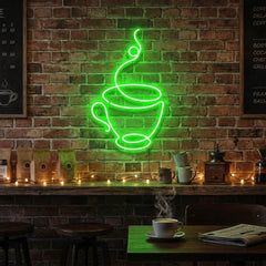 Coffee Cup Led Neon Sign Light