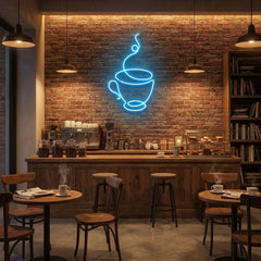 Coffee Cup Led Neon Sign Light