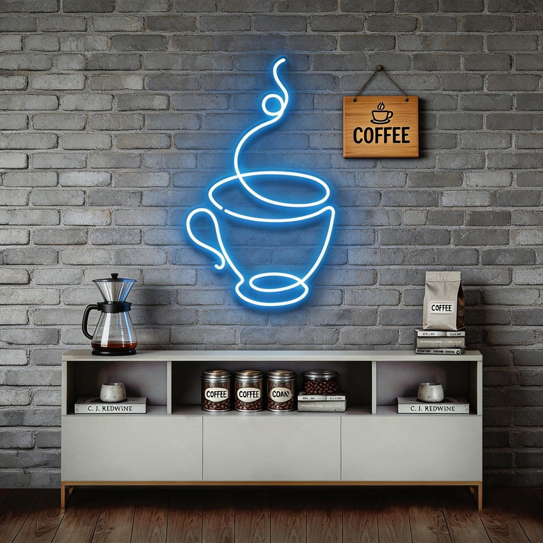Coffee Cup Neon Sign