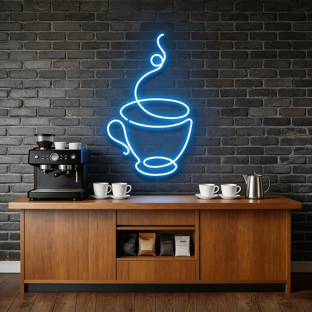 Coffee Cup Neon Sign