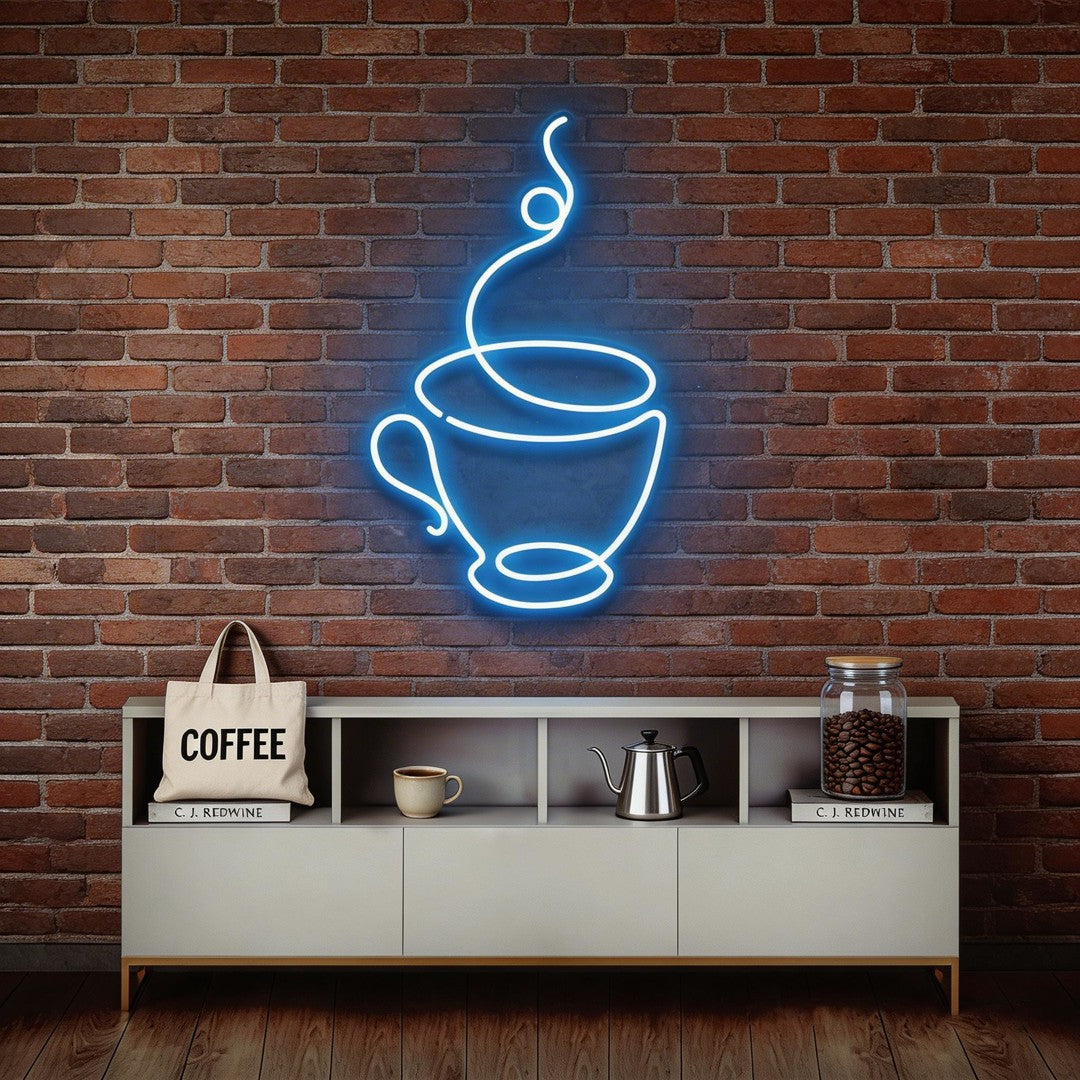 Coffee Cup Neon Sign
