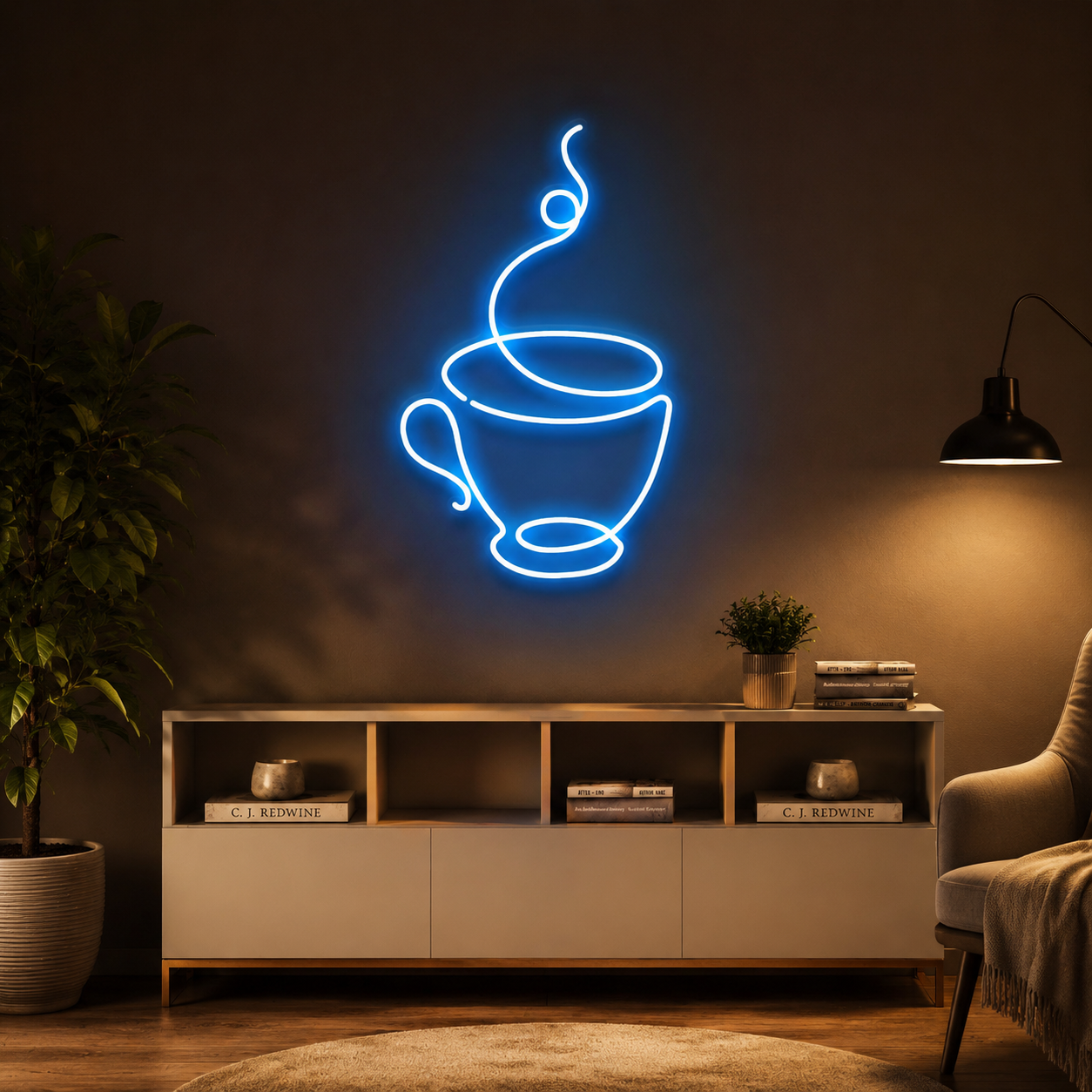 Coffee Cup Neon Sign