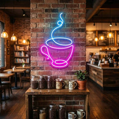 Coffee Cup Led Neon Sign Light