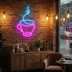 Coffee Cup Led Neon Sign Light
