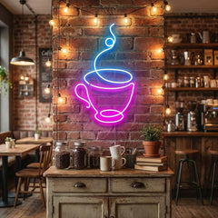 Coffee Cup Led Neon Sign Light