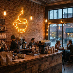 Coffee Cup Led Neon Sign Light