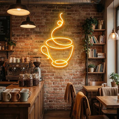Coffee Cup Led Neon Sign Light