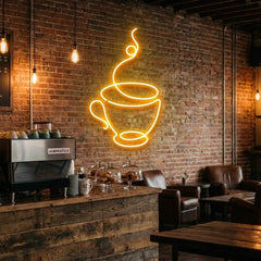 Coffee Cup Led Neon Sign Light