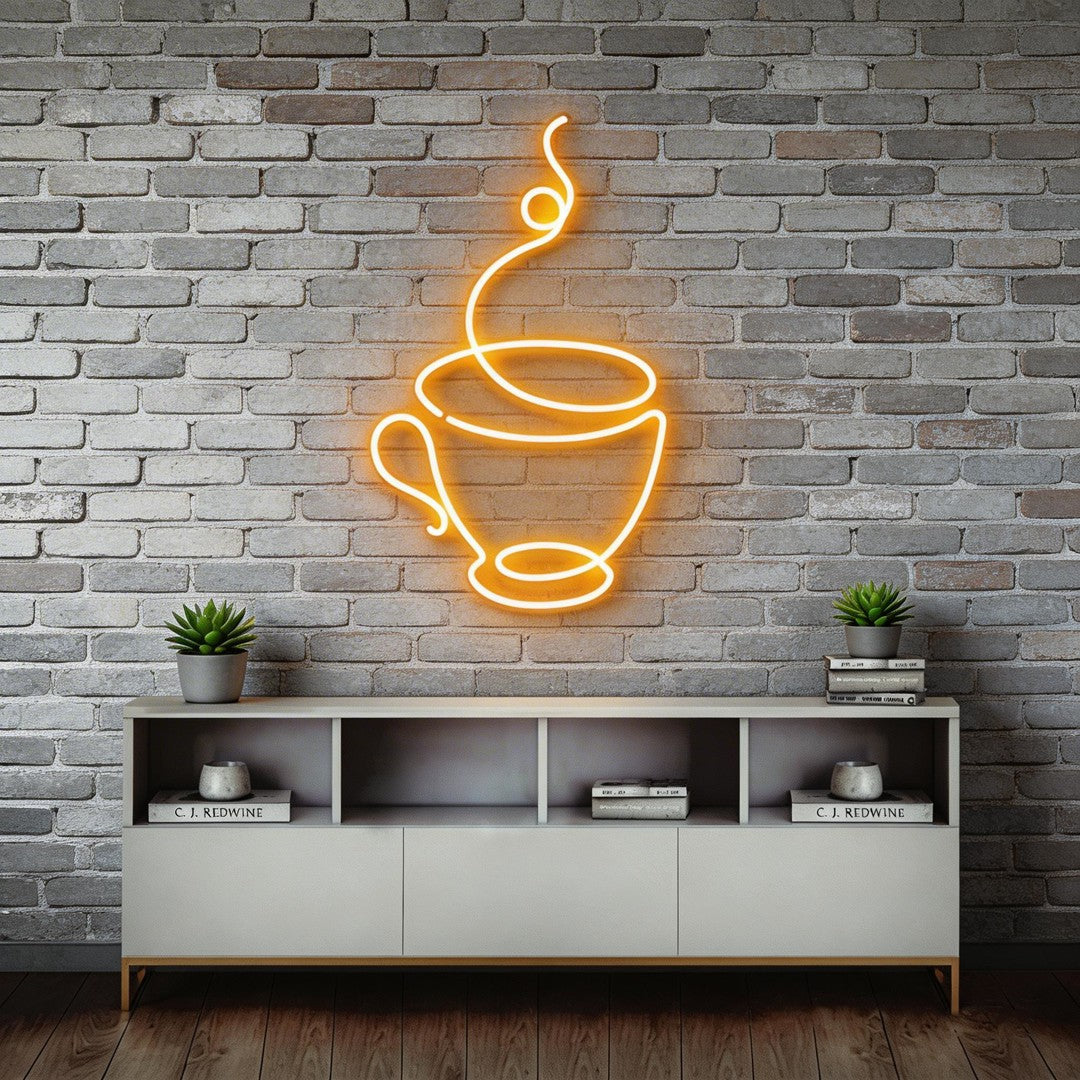 Coffee Cup Neon Sign