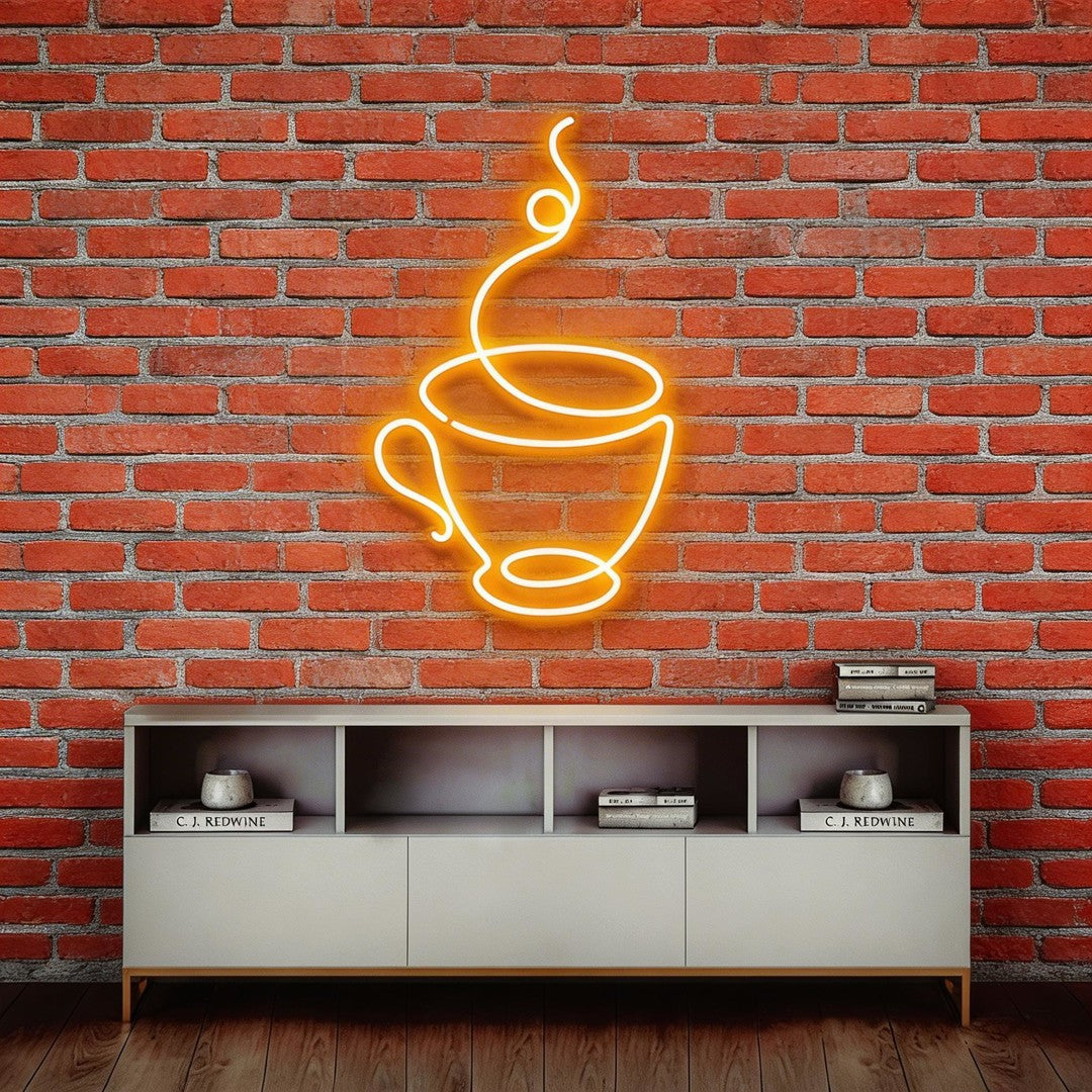 Coffee Cup Neon Sign