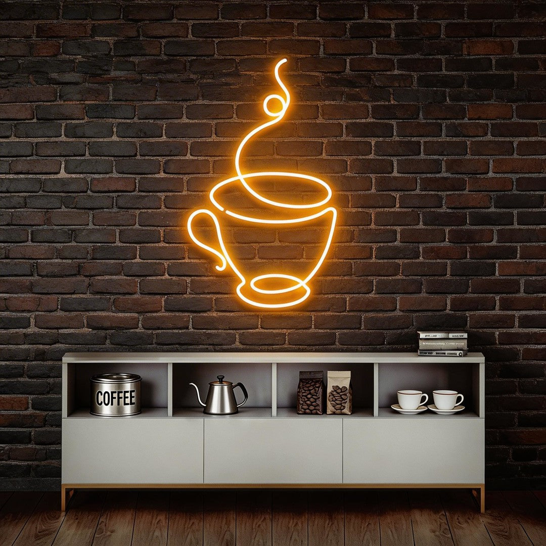 Coffee Cup Neon Sign